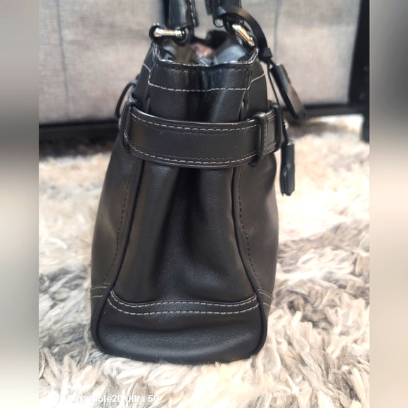 Coach Black Leather Handbag